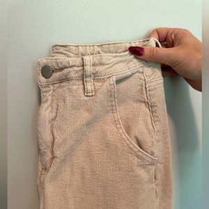 Crème corduroy pants